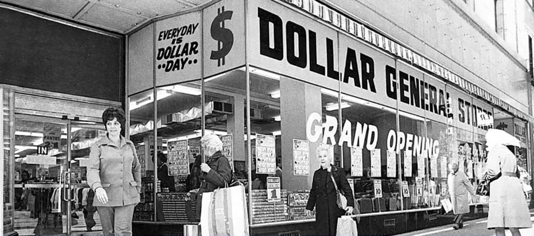 Old Dollar General storefront